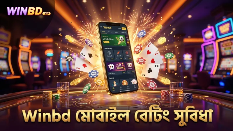 Winbd অ্যাপে মোবাইল থেকে সহজ বেটিং সুবিধা